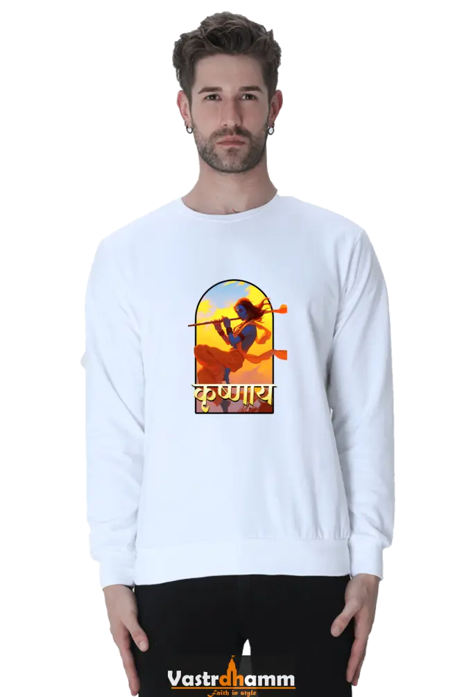 Shree Krishan Vrindavan Sweatshirt T-Shirts  for Men Vastrdhamm