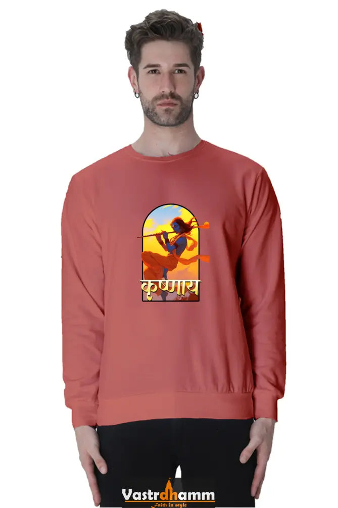 Shree Krishan Vrindavan Sweatshirt T-Shirts  for Men Vastrdhamm