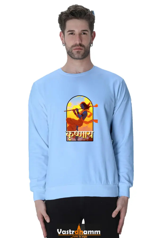 Shree Krishan Vrindavan Sweatshirt T-Shirts  for Men Vastrdhamm