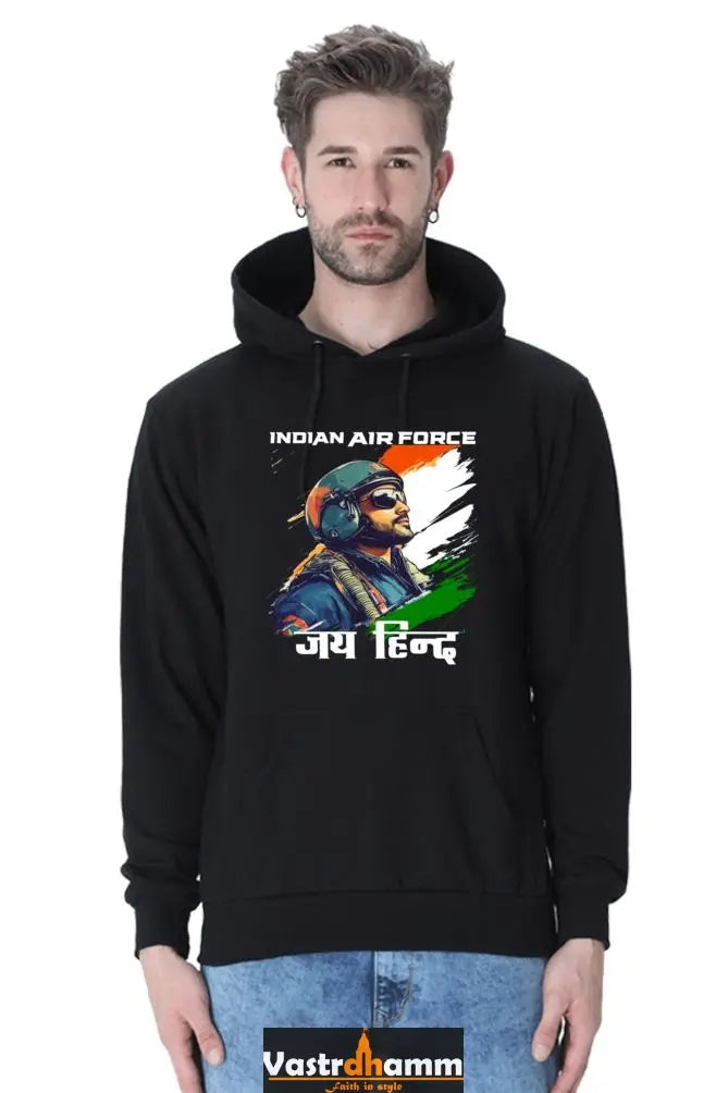 Sky Warriors: Indian Air Force Hoodie Sweatshirt T-Shirts for Men Vastrdhamm