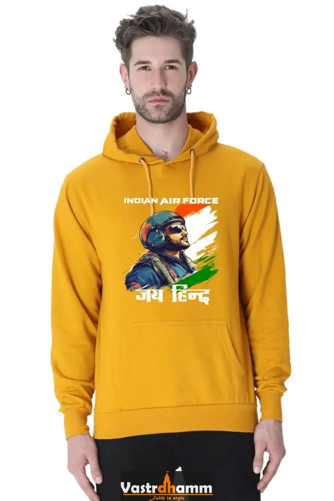 Sky Warriors: Indian Air Force Hoodie Sweatshirt T-Shirts for Men Vastrdhamm