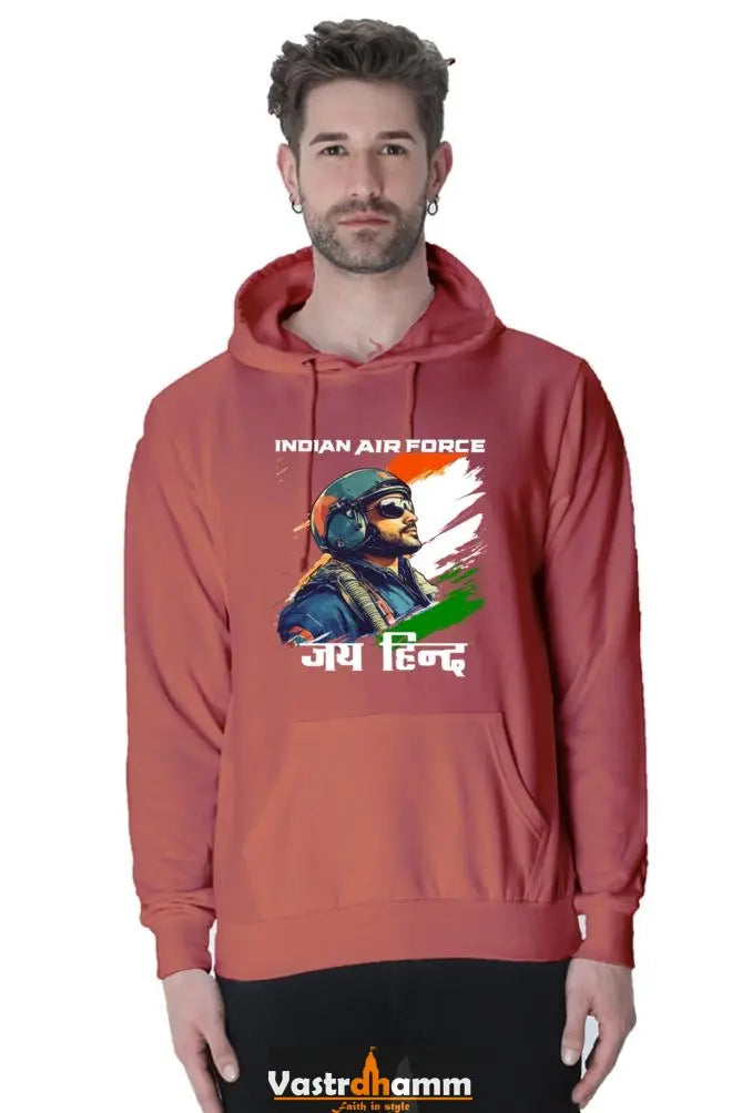 Sky Warriors: Indian Air Force Hoodie Sweatshirt T-Shirts for Men Vastrdhamm