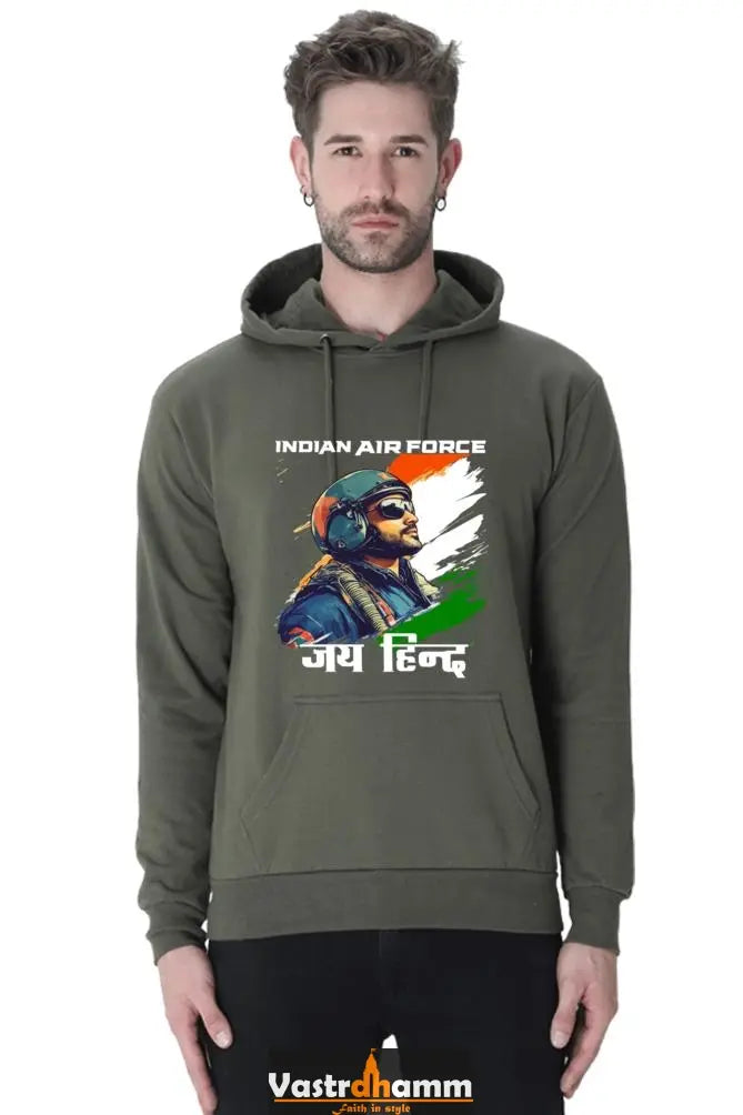 Sky Warriors: Indian Air Force Hoodie Sweatshirt T-Shirts for Men Vastrdhamm