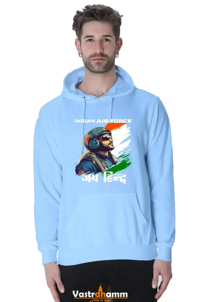 Sky Warriors: Indian Air Force Hoodie Sweatshirt T-Shirts for Men Vastrdhamm