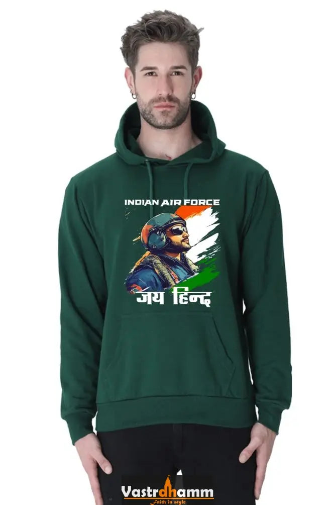 Sky Warriors: Indian Air Force Hoodie Sweatshirt T-Shirts for Men Vastrdhamm