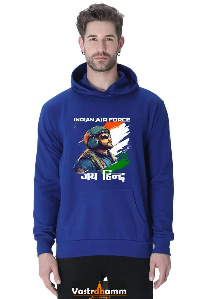 Sky Warriors: Indian Air Force Hoodie Sweatshirt T-Shirts for Men Vastrdhamm