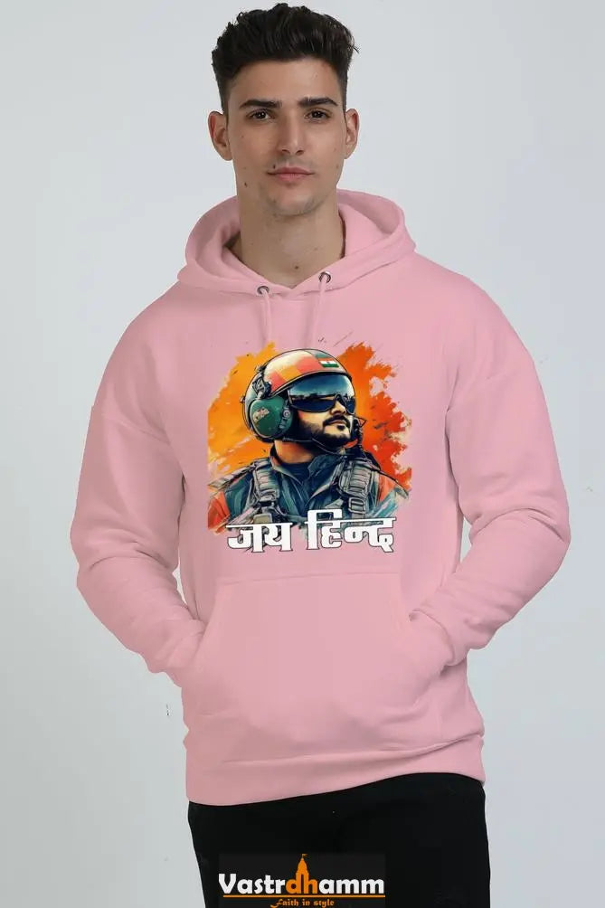 Sky Warriors: Indian Air Force Oversized Hooded Sweatshirt T-Shirts for Men Vastrdhamm