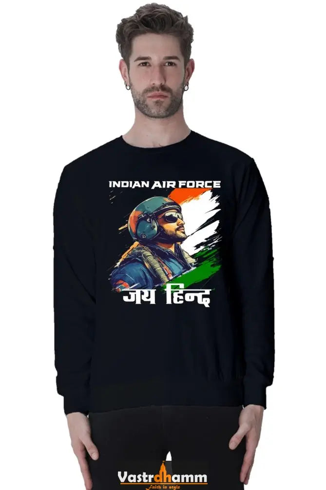 Sky Warriors: Indian Air Force Sweatshirt T-Shirts for Men Vastrdhamm