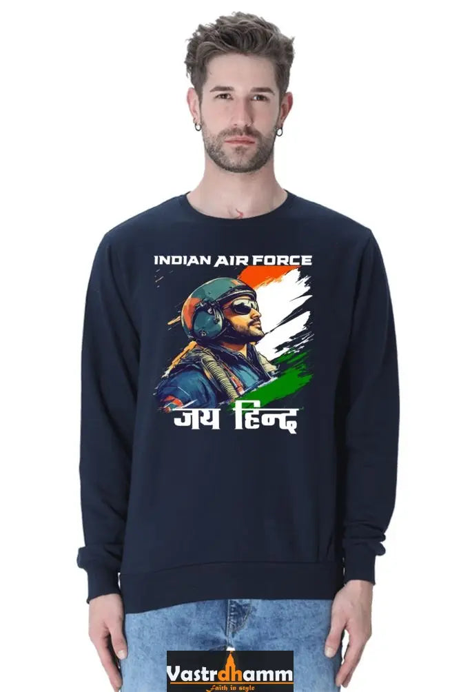 Sky Warriors: Indian Air Force Sweatshirt T-Shirts for Men Vastrdhamm