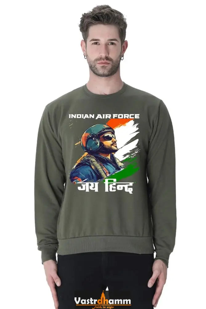 Sky Warriors: Indian Air Force Sweatshirt T-Shirts for Men Vastrdhamm