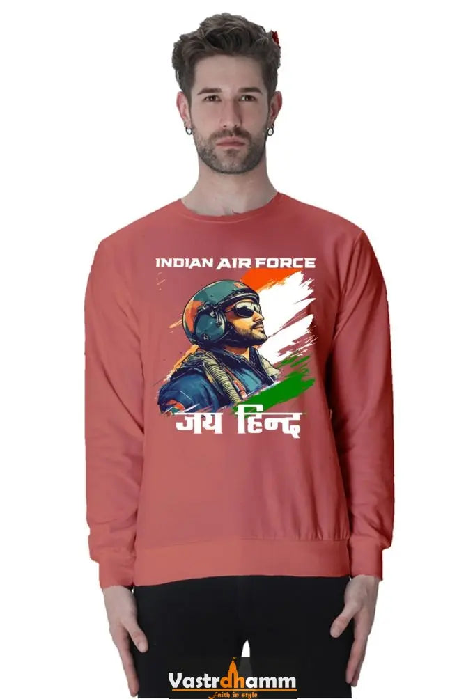 Sky Warriors: Indian Air Force Sweatshirt T-Shirts for Men Vastrdhamm