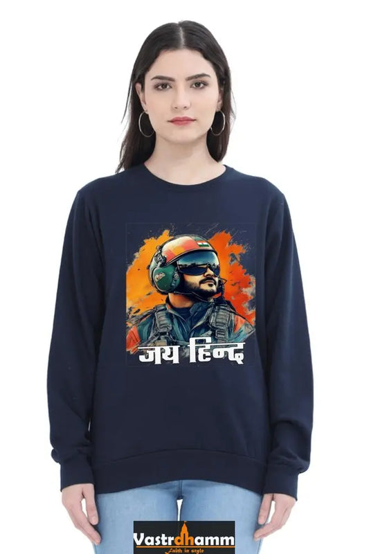 Sky Warriors: Indian Air Force Sweatshirt T-Shirts for Women Vastrdhamm