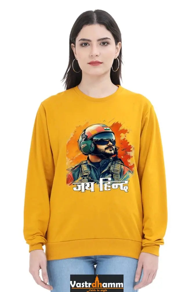 Sky Warriors: Indian Air Force Sweatshirt T-Shirts for Women Vastrdhamm