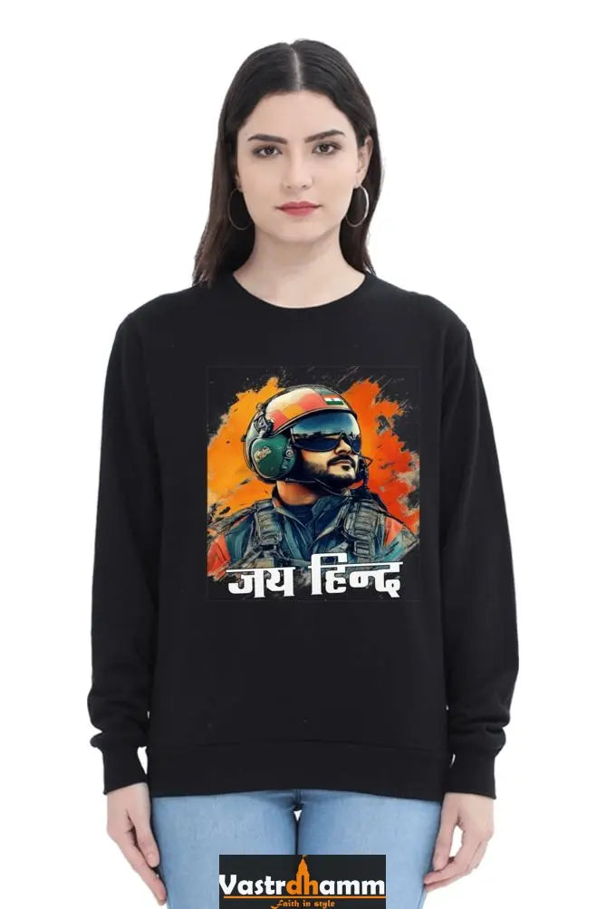 Sky Warriors: Indian Air Force Sweatshirt T-Shirts for Women Vastrdhamm