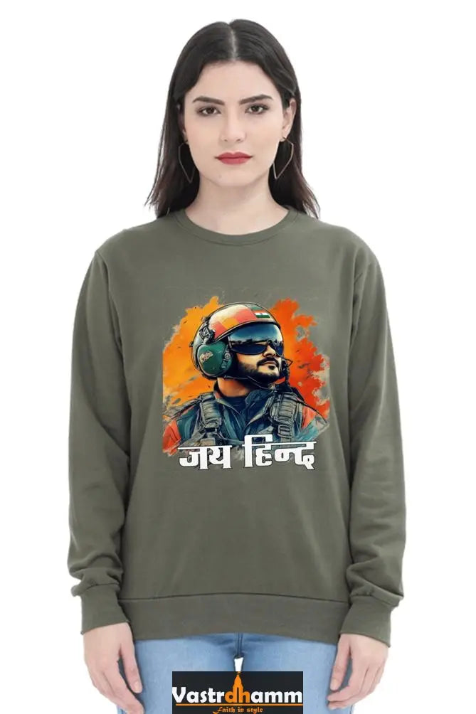 Sky Warriors: Indian Air Force Sweatshirt T-Shirts for Women Vastrdhamm