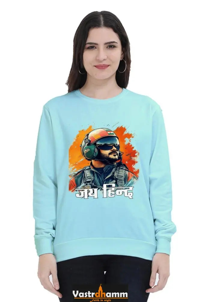 Sky Warriors: Indian Air Force Sweatshirt T-Shirts for Women Vastrdhamm