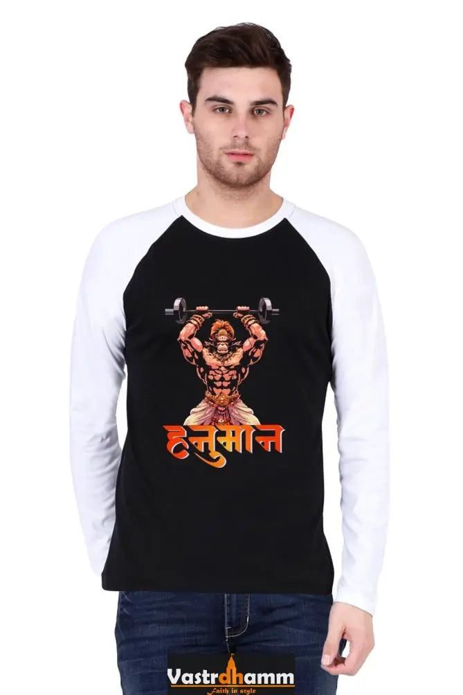 Spirit Hanuman Ji Raglan T-shirt Vastrdhamm