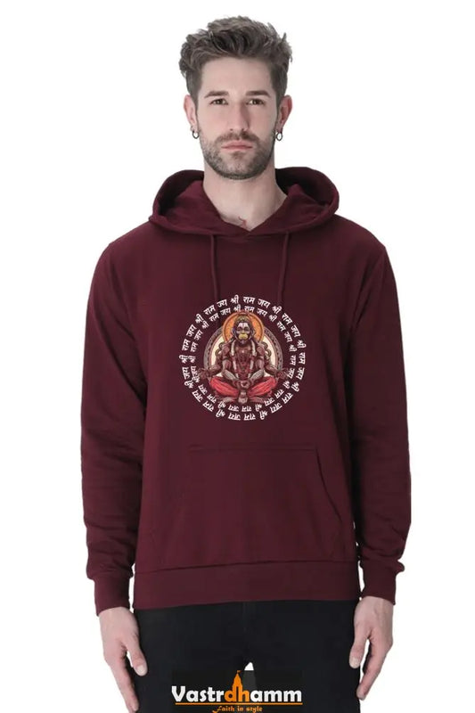 Spirited Hanuman Ji Hoodie Sweatshirt Vastrdhamm