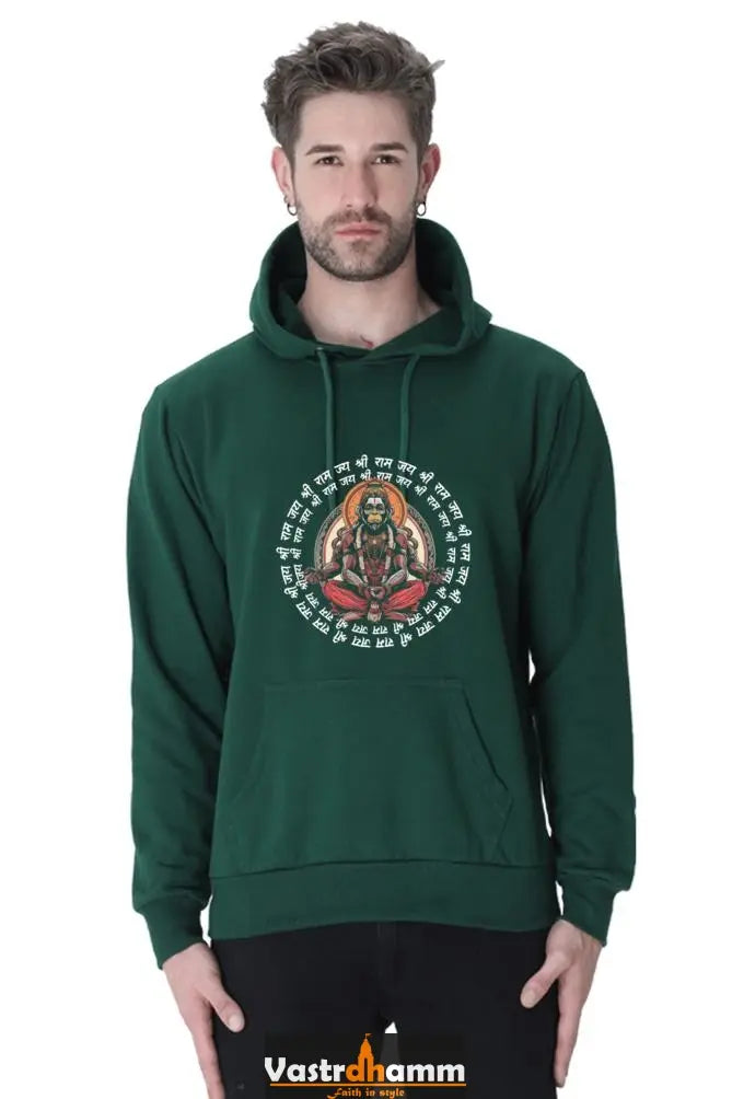 Spirited Hanuman Ji Hoodie Sweatshirt Vastrdhamm