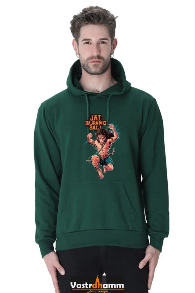 Stalwart Hanuman Ji Hoodie Sweatshirt Vastrdhamm