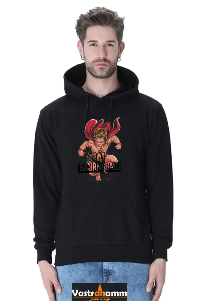 Strong Hanuman Ji Hoodie Sweatshirt Vastrdhamm