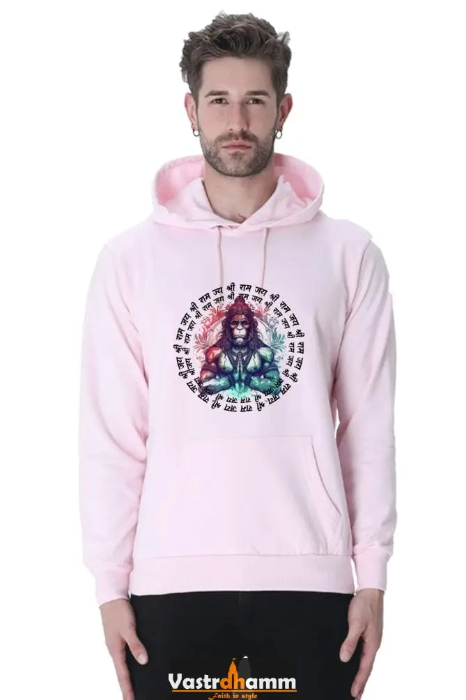 Sturdy Hanuman Ji Hoodie Sweatshirt Vastrdhamm