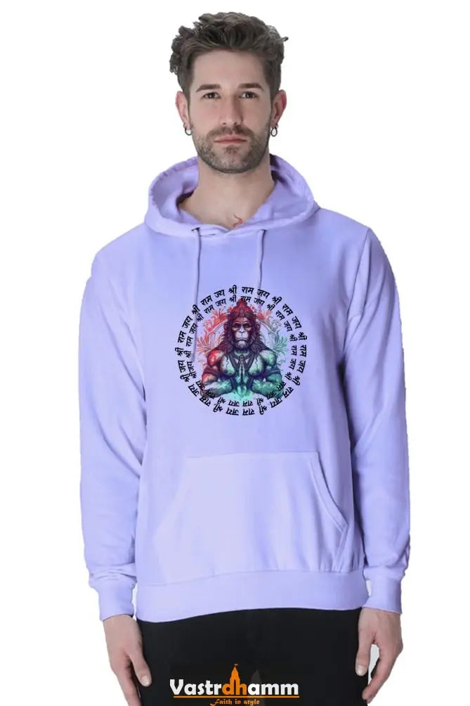 Sturdy Hanuman Ji Hoodie Sweatshirt Vastrdhamm