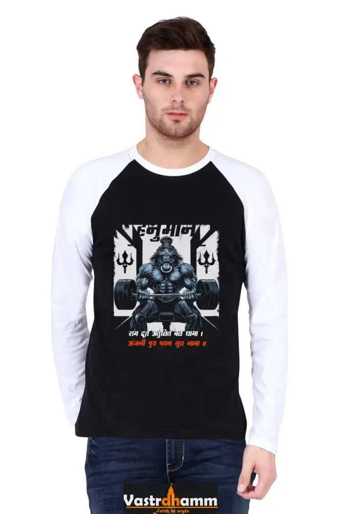 Supreme Hanuman Ji Raglan T-shirt Vastrdhamm