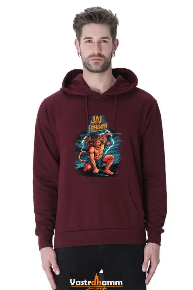 Tenacious Hanuman Ji Hoodie Sweatshirt Vastrdhamm