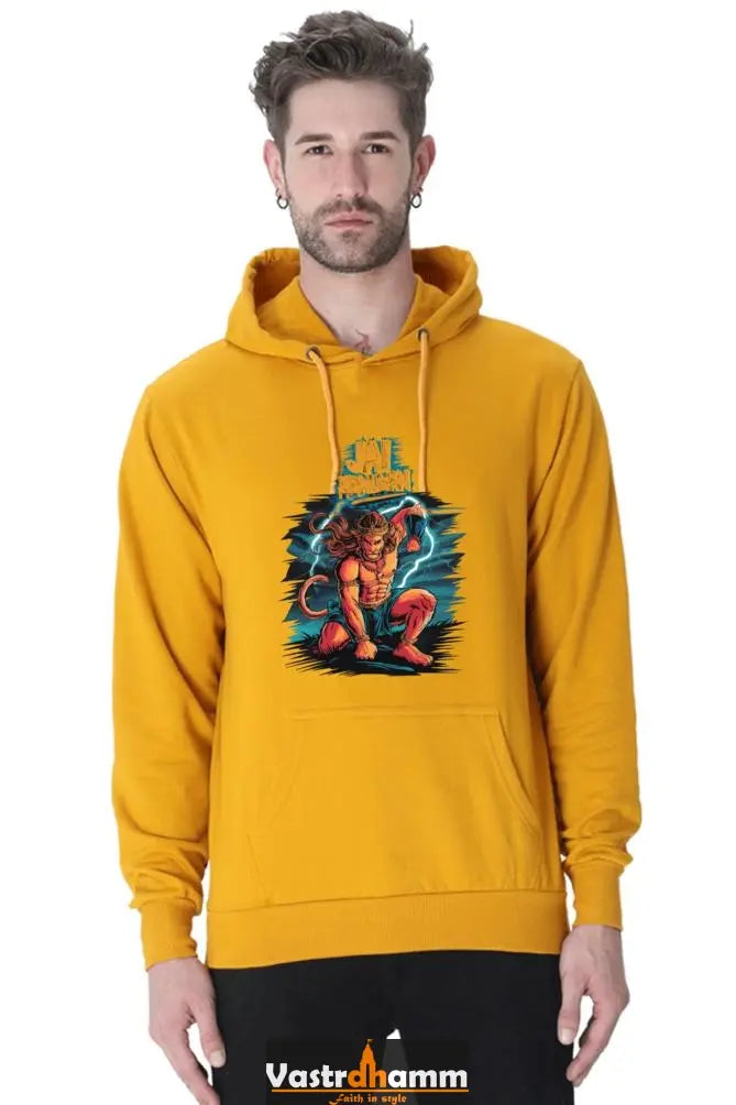 Tenacious Hanuman Ji Hoodie Sweatshirt Vastrdhamm