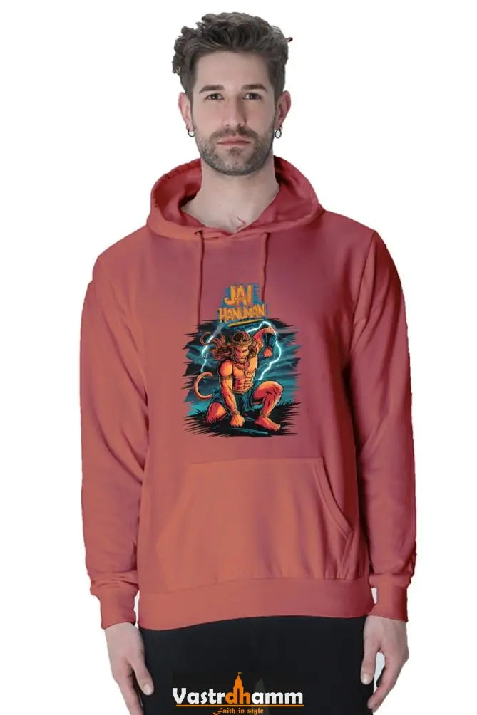 Tenacious Hanuman Ji Hoodie Sweatshirt Vastrdhamm