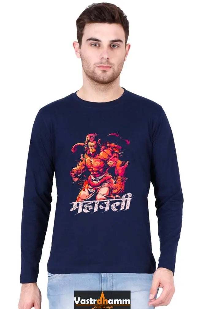 Tough Hanuman Ji Round Neck Full Sleeve Vastrdhamm