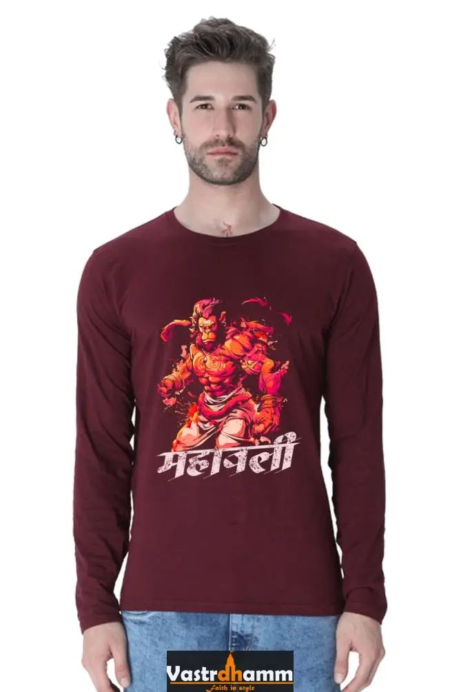 Tough Hanuman Ji Round Neck Full Sleeve Vastrdhamm