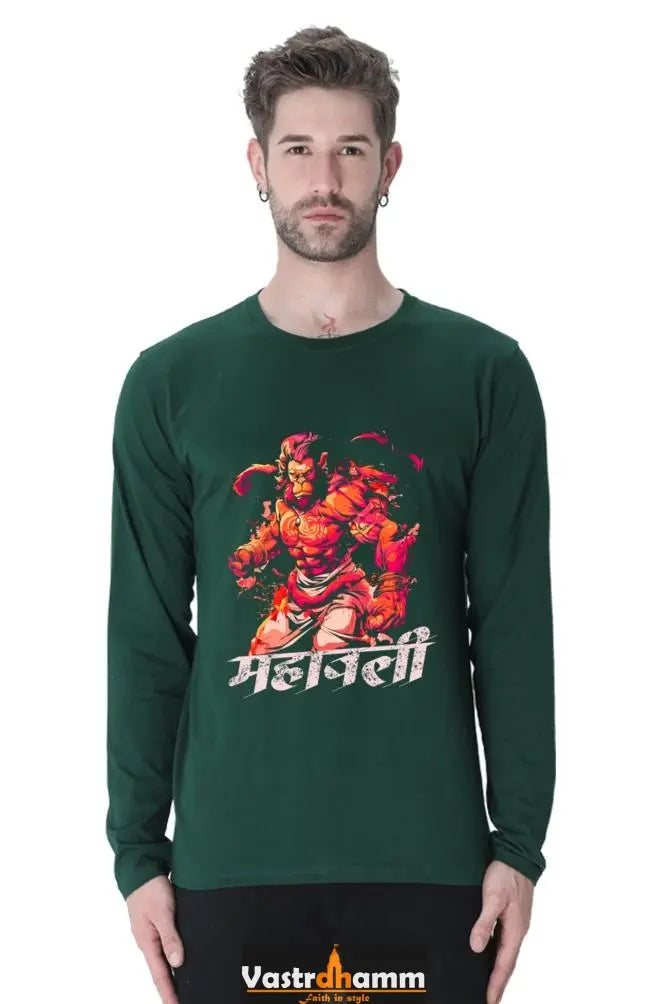 Tough Hanuman Ji Round Neck Full Sleeve Vastrdhamm