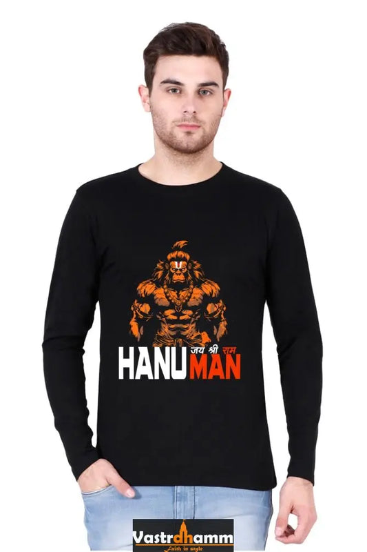 Unyielding Hanuman Ji Round Neck Full Sleeve Vastrdhamm