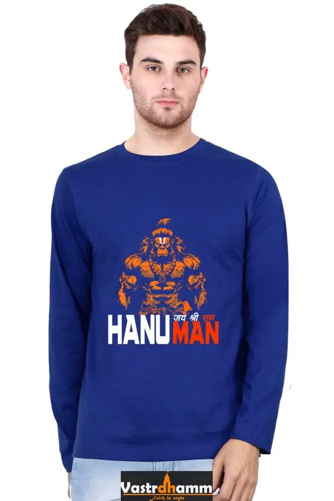 Unyielding Hanuman Ji Round Neck Full Sleeve Vastrdhamm