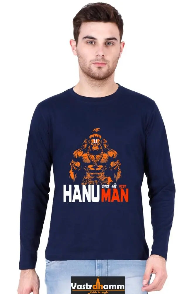 Unyielding Hanuman Ji Round Neck Full Sleeve Vastrdhamm