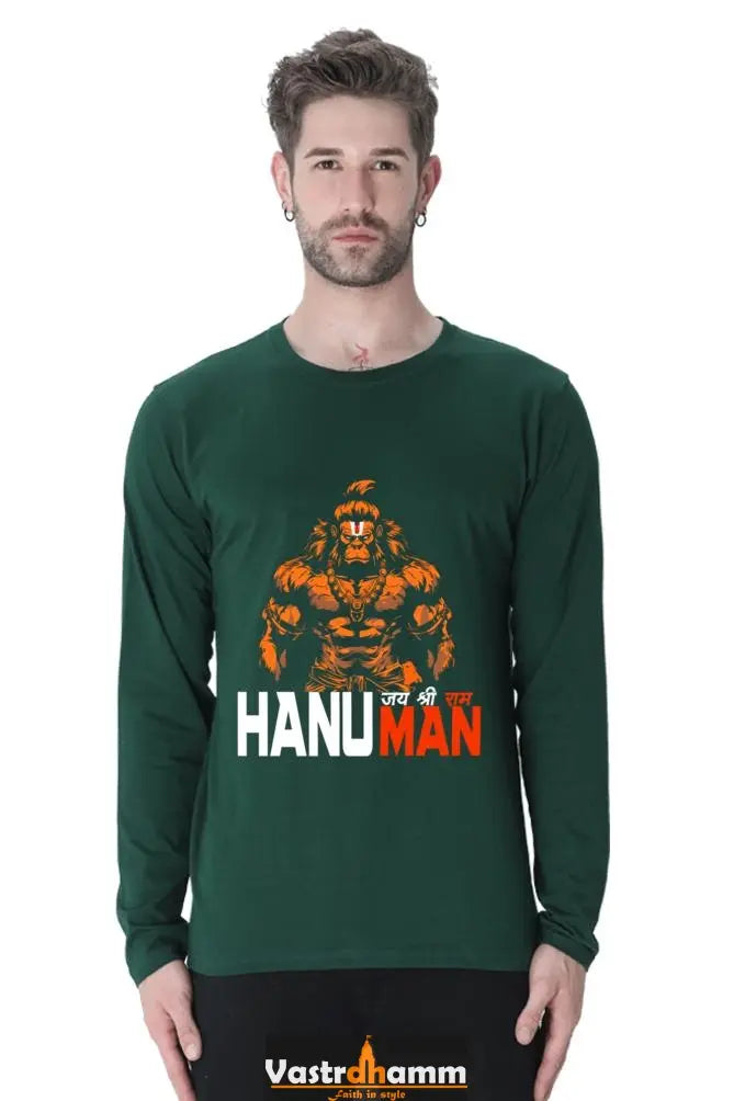 Unyielding Hanuman Ji Round Neck Full Sleeve Vastrdhamm