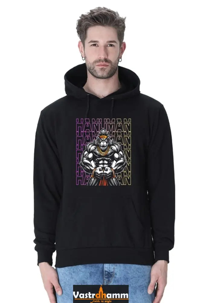 Valorous Hanuman Ji Hoodie Sweatshirt Vastrdhamm