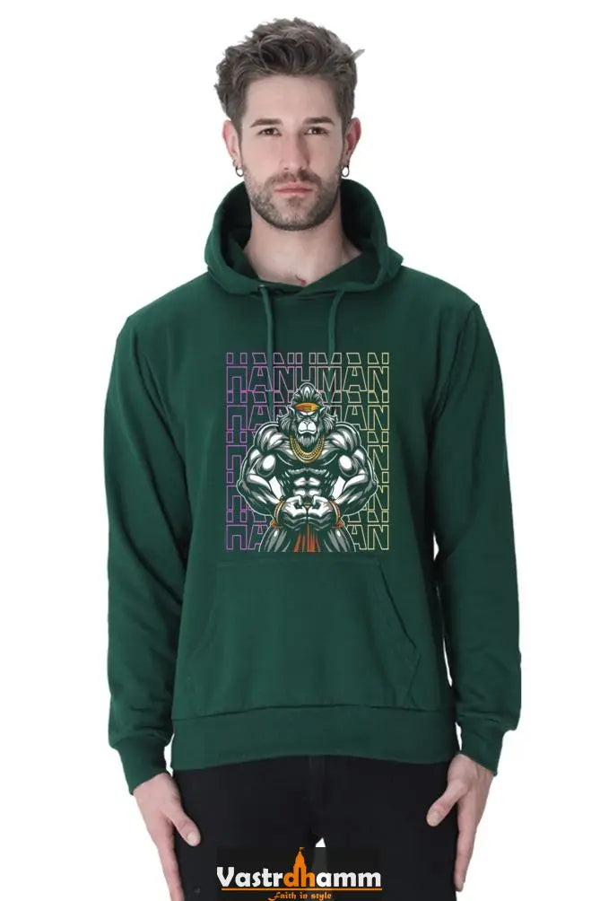 Valorous Hanuman Ji Hoodie Sweatshirt Vastrdhamm