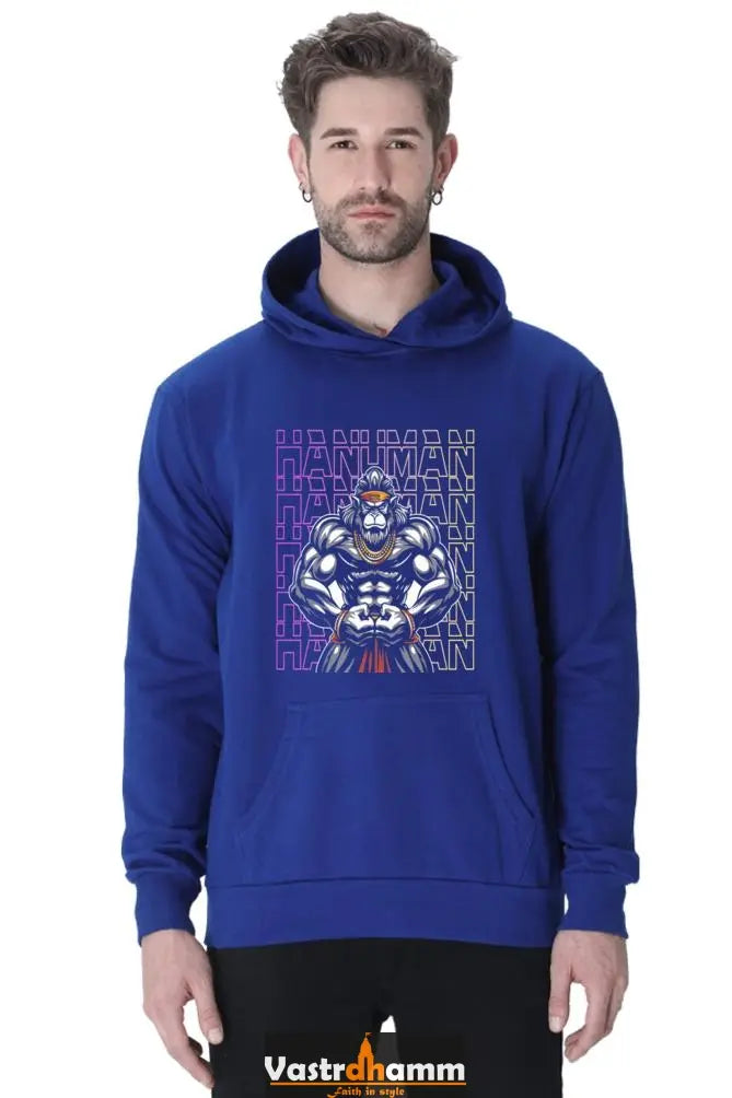 Valorous Hanuman Ji Hoodie Sweatshirt Vastrdhamm