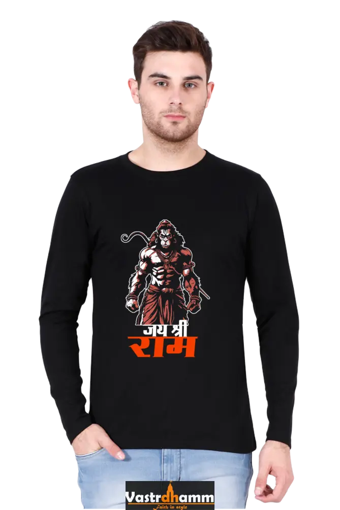 Venerable Hanuman Ji Round Neck Full Sleeve Vastrdhamm