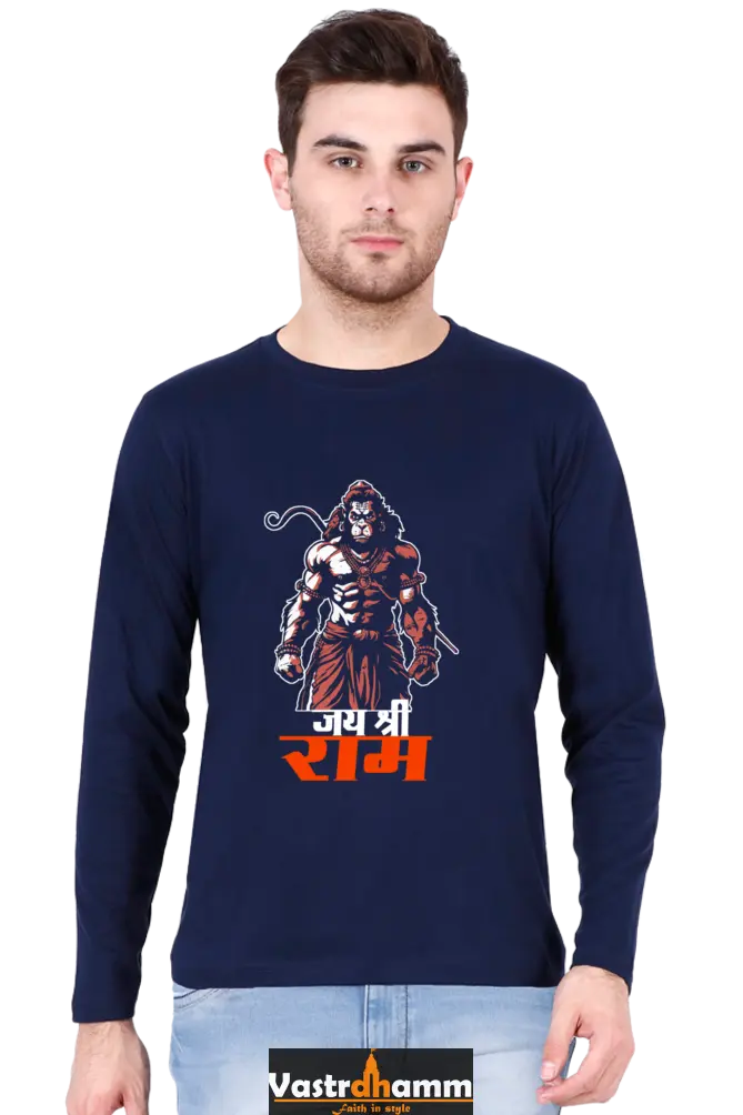 Venerable Hanuman Ji Round Neck Full Sleeve Vastrdhamm