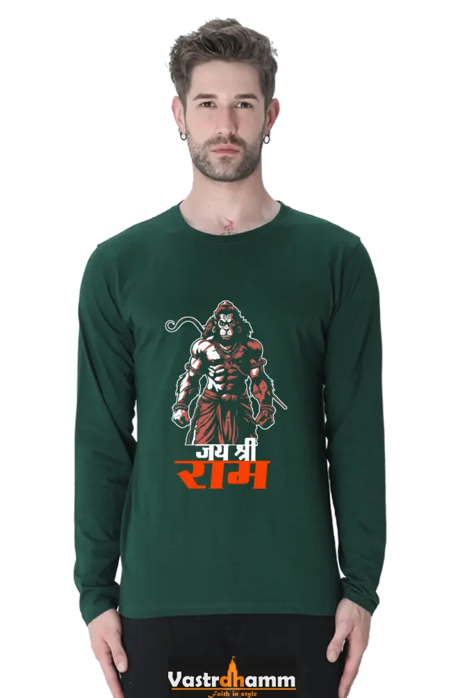Venerable Hanuman Ji Round Neck Full Sleeve Vastrdhamm