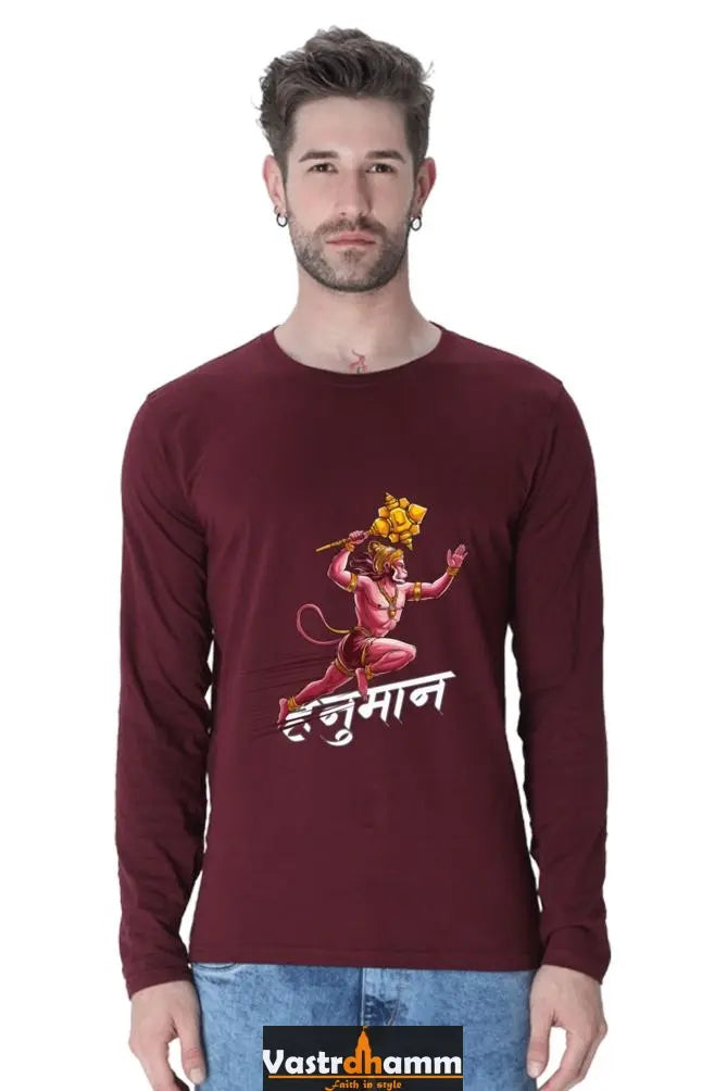 Victorious Hanuman Ji Round Neck Full Sleeve Vastrdhamm