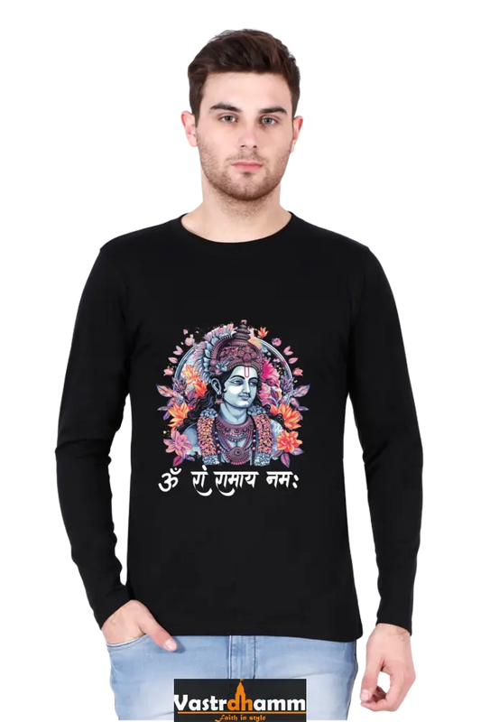 Victorious Ram JiRound Neck Full Sleeve T-Shirt For Men Vastrdhamm