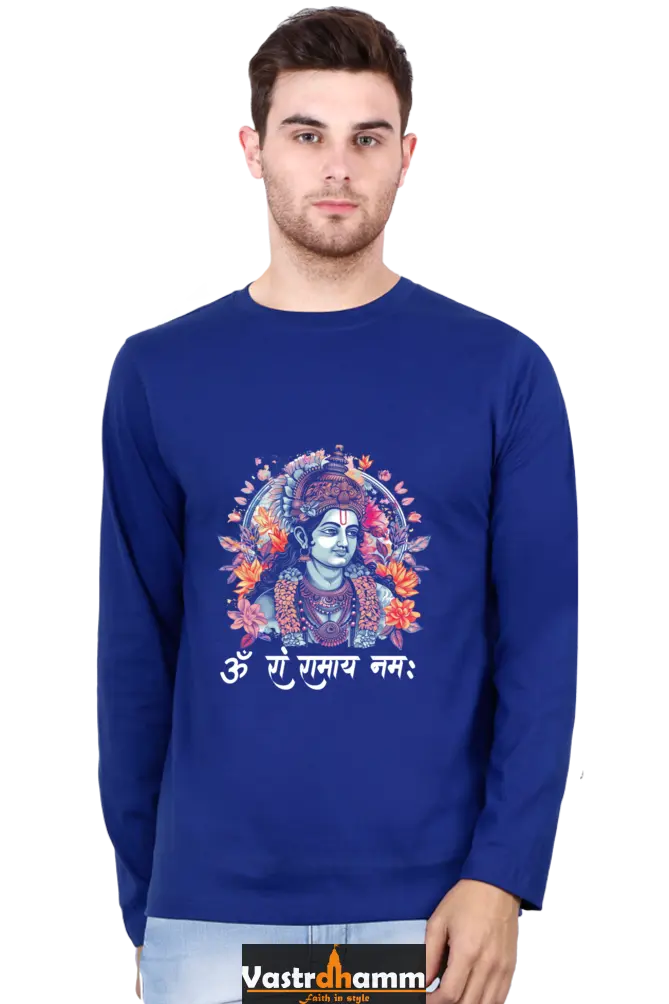 Victorious Ram JiRound Neck Full Sleeve T-Shirt For Men Vastrdhamm