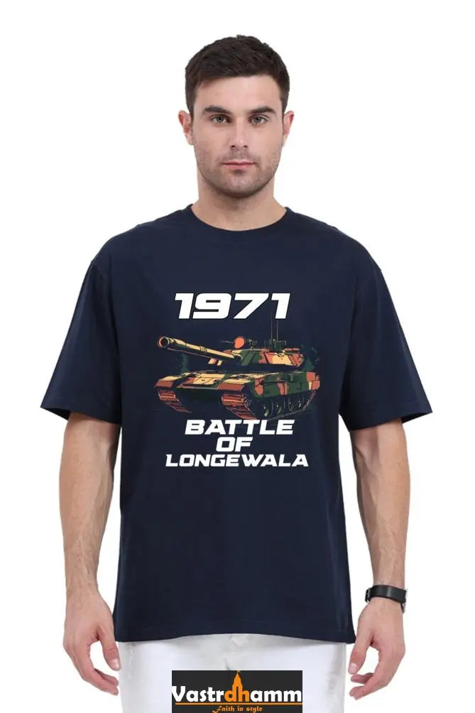 Victory at Longewala Oversized Classic T-Shirts  for Men Vastrdhamm