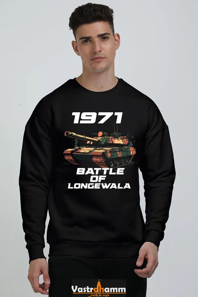 Victory at Longewala Oversized Sweatshirt T-Shirts for Men Vastrdhamm