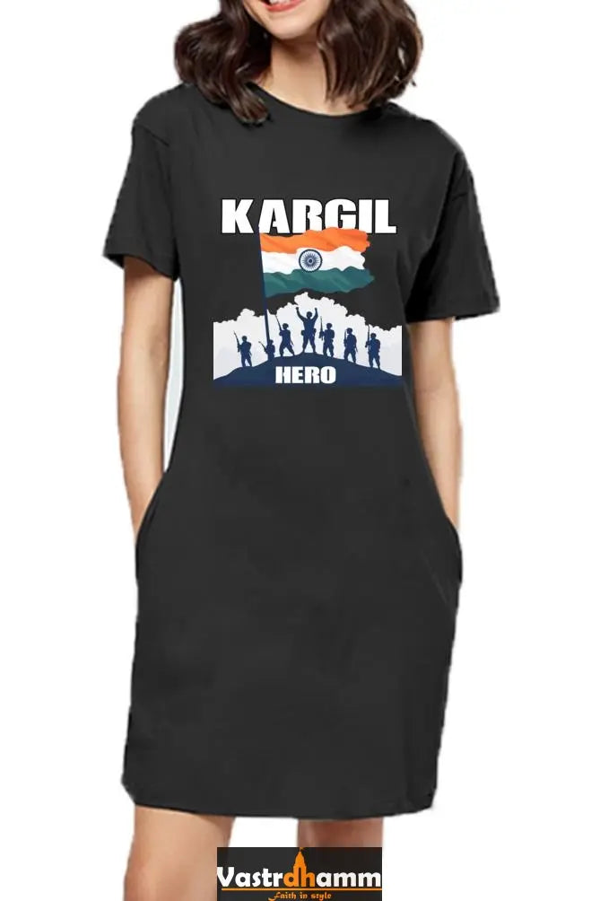 Victory at Longewala T-Shirts Dress for Women Vastrdhamm